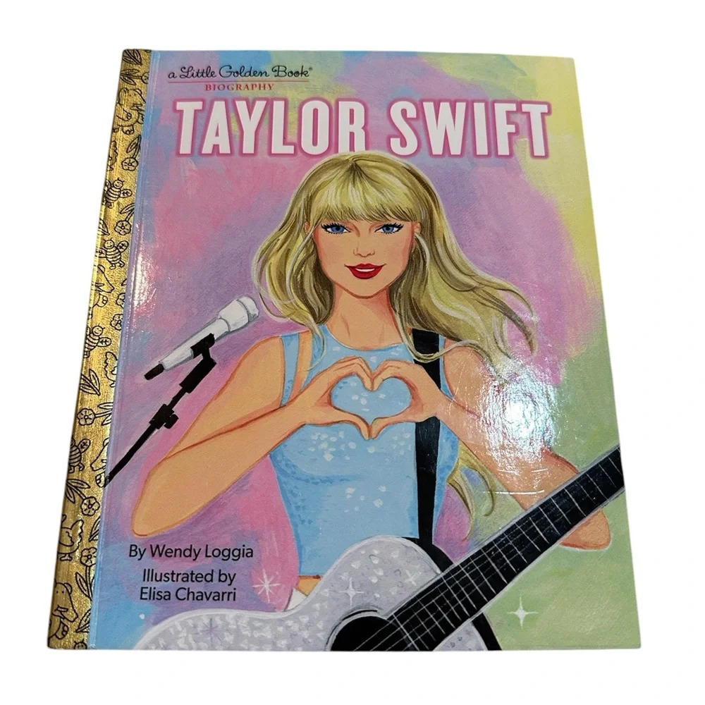 Taylor Swift Little Golden Book Biography Collectible Hardcover 2023 Edition
